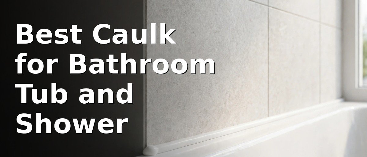 Sealed bathtub edge with fresh white caulk bead along tiled bathroom wall, showing the best caulk for bathroom tub and shower result