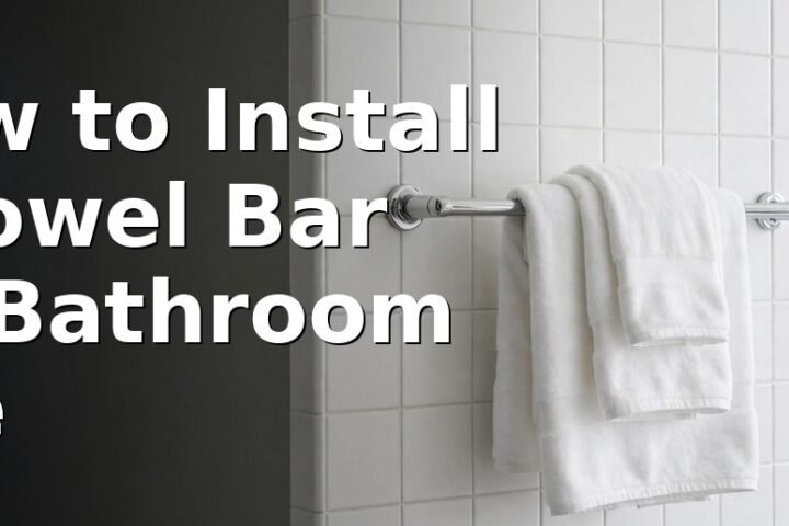 A drill making a hole in a tiled bathroom wall for how to install a towel bar on bathroom tile